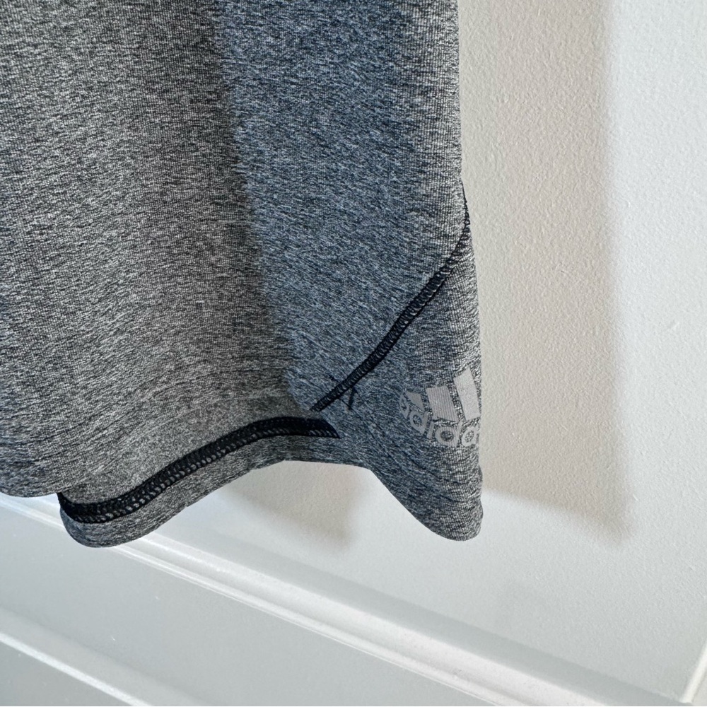 adidas Gray Racerback Tank Top - Picture 4 of 4